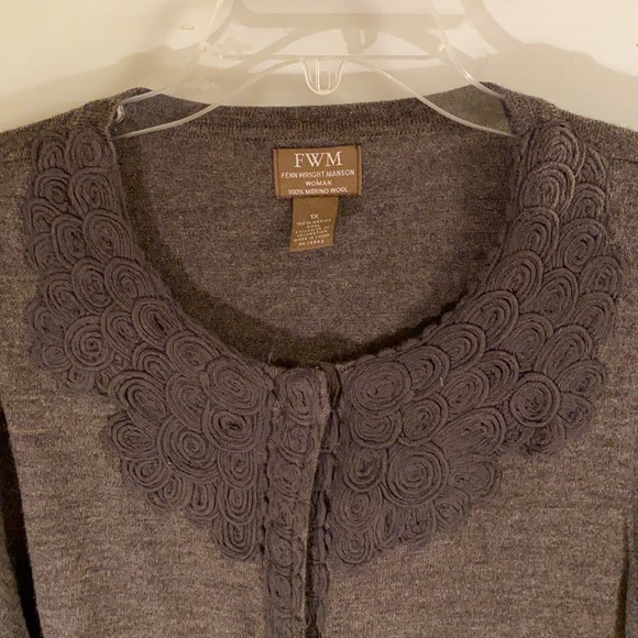 Merino wool gray sweater - Picture 2 of 5